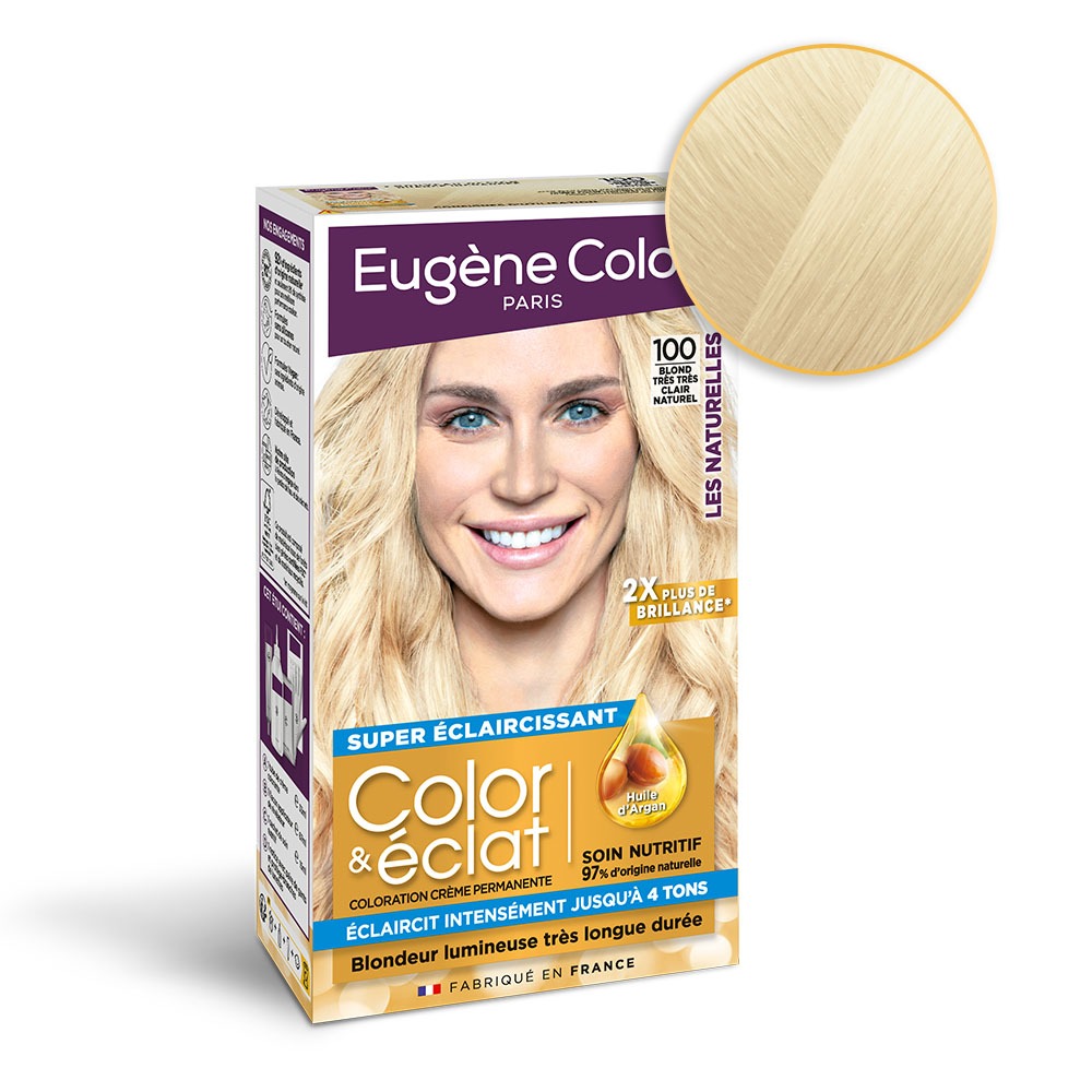100. BLOND TRÈS TRÈS CLAIR NATUREL - Eugène Color