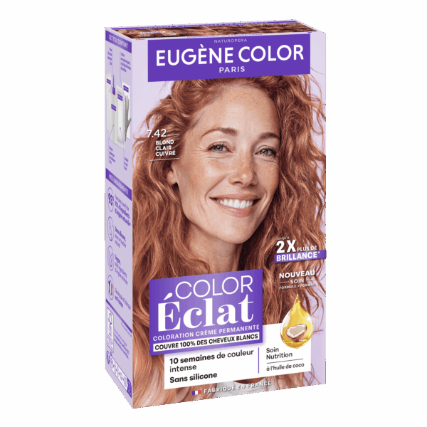 7.42 Blond clair cuivré